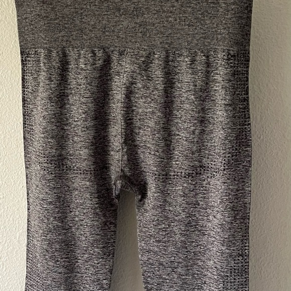 Gymshark Vital Seamless 2.0 Leggings High Rise Compression Smokey Gray Marl Sz M - Picture 9 of 15